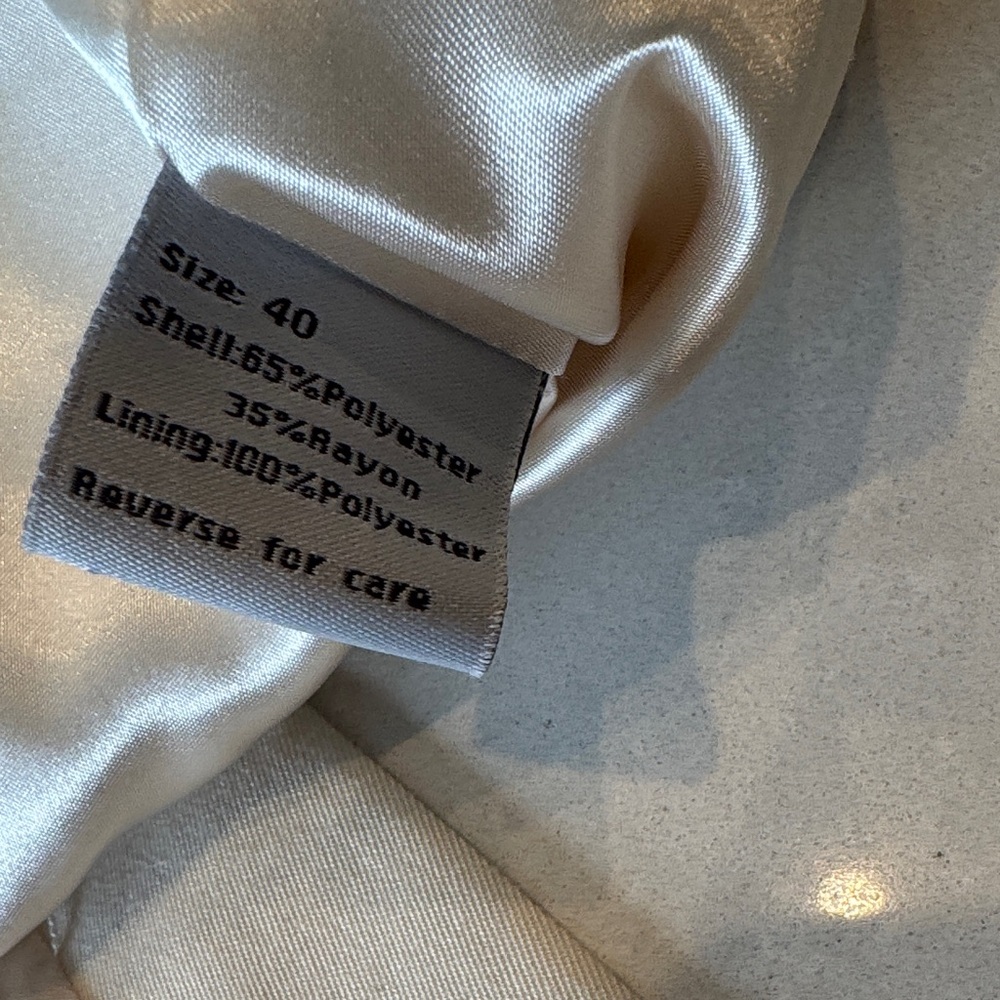 Paisley & Gray Ivory Tuxedo with Black Accents - Picture 6 of 12